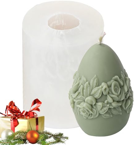 pasquali, 3D per uova di Pasqua per realizzare in resina, stampo in silicone facile da demolire per feste in casa, artigianato fai da te,