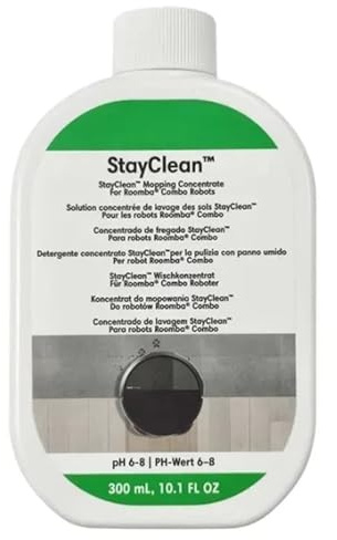 Limpiasuelos Concentrado Con Limón (300 Ml) Compatible Con Robot Roomba Combo – Fórmula De Limpieza Profunda(1 bottle)