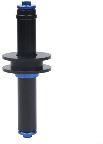 Sileduove Retenedor de cadena de bicicleta Tensor de volante virtual para mantenimiento de bicicletas, simula buje de casete para proteger el marco, se adapta a eje pasante de 12 mm y QR, soporta