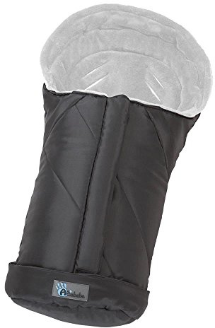 Altabebe AL2003-12 Winterfußsack Nordic Kollektion für Babyschale und Car Seat, Gruppe 0+, schwarz-hellgrau