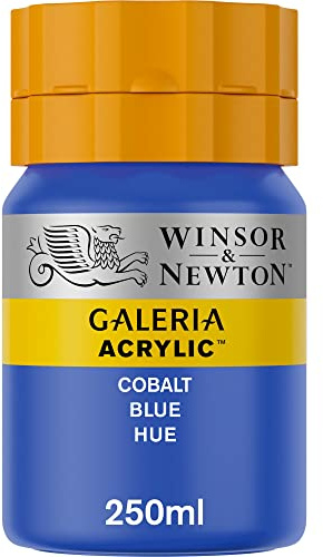 Winsor & Newton Series 1 250ml Bottle Galeria Acrylic Colour with Nozzle Cap - Cobalt Blue Hue