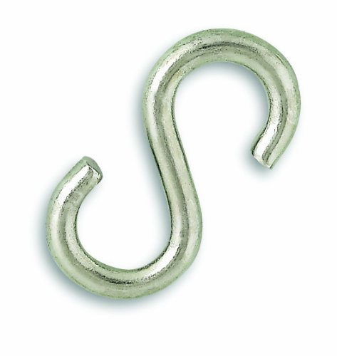 Chapuis 230/14Z 100-er Set gleiche S-Haken - Verzinkter Stahl - Durchmesser 2,2 mm - Öffnung 3,5 mm