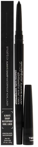 Smashbox Always Sharp Longwear Kohl Eyeliner Pencil | Self-Sharpening Cap When You Twist | Long Lasting, Waterproof Eyeliner, 0.01 Ounce, Sumatra