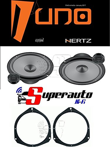 Hertz LINEA UNO K165 K 165 KIT ALTOPARLANTI DUE VIE CASSE AUTO 165 mm + supporti casse OPEL Astra H dal 2005 e Corsa D dal 2006 Anteriore 165 cm