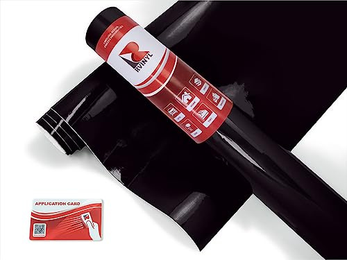 Avery Dennison SW900 190-O in Gloss Black - Dual Layered Vinyl Car Supreme Wrapping Film - 1ft x 5ft - Vehicle Sheet Roll