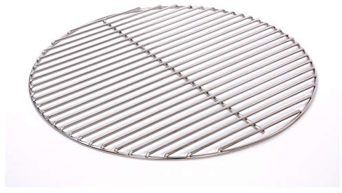 Massiver Grillrost Ø 54,5 cm aus Edelstahl rostfrei und elektropoliert 6 mm für Grill rund, Kugelgrill, Feuerschalen Grillschalen Rundgrill
