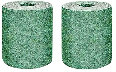 2 piezas Rollo de alfombra de semillas de hierba, Alfombra de cultivo de hierba biodegradable, Alfombra de semilla de hierba Fertilizante Jardín Picnic Jardinería Alfombra de césped 20 × 300 cm