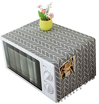 AMOYER 1cp Range Hood Microwave Oven Dust Cover with Storage Bag Kitchen Accessories Home Decoration Supplies