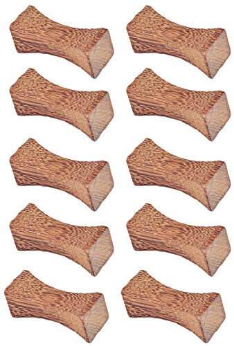 Vastsea 10 Stück Essstäbchen Ablagen, Legierung Essstäbchen Halterung, Fallfest Stäbchen Halter, für Tisch Besteck Set, Restaurants Zubehör(Braun)