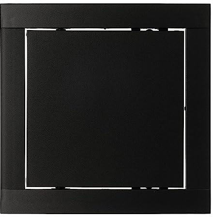 LIRAST 150x150mm Anthrazit ABS Kunststoff Revisionsklappe Revisionstür Wartungstür Wartungsklappe Revision Tür