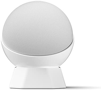 Table Stand for Dot 4th Dot 5th Generation, Table Stand Holder Desktop Holder Mount for Speak Smart Speaker Stand Silicone Tabletop Speaker Base Mount, White