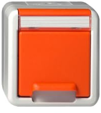 SCHUKO-Steckd. KD + BSF WG AP Orange 4440309 4010337123347 Gira