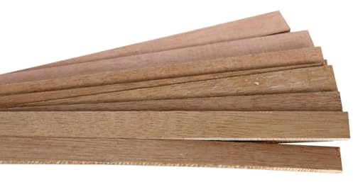 Listelli in Compensato Con Strisce di Legno, Confezione da 25 Pezzi, Lunghezza Circa 100 cm