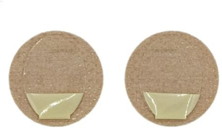 Tender Grip Cannula Fixation Single use 5 Pack, Beige 1.125 Inch Circular Patches llow The Skin to Breathe, Hold securely, Hypoallergenic Breathable Material