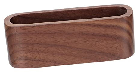 LALAFINA 3stücke Kompakte Aufbewahrungsbox Für Visitenkarten Hochwertige Memo-box Organisation Von Namenskarten Für Büro Geeignet Für Karten Edlem Walnussholz Vintage Design