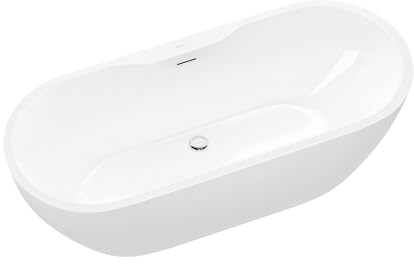 Bernstein Freistehende Badewanne ROMA PLUS 2.0 Acryl Weiß glänzend