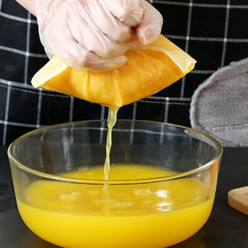 Genérico 1 bolsa de filtro de nailon para vino de soja, bolsa para leche de frutos secos, filtro de malla para té, café y yogur, bolsas de filtro de nailon reutilizables para alimentos de cocina(A)