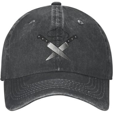 QIYAEUA Personnalisé Coton Drôle Cuisine Crâne Couteau Chef Casquette De Baseball Femmes Hommes Réglable Papa Chapeau Streetwear