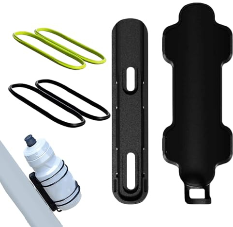 Fahrrad Flaschenhalter - mit Befestigungsgurten & Magnetischem Staufach | Magnetische Halterung für Trinkflaschen | Für Straße Mountainbike Pendeln Outdoor E-Scooter Rahmen