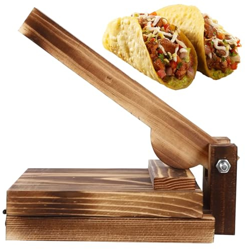 Presse à Tortilla en bois presse à Tortilla efficace fabricant de tarte en bois fabricant d'emballage de boulettes pour tarte Ravioli Empanadas Gadget cuisine