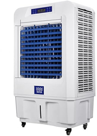 Enfriador de aire evaporativo, enfriador portátil de 3 velocidades con temporizador y tanque de agua, aire acondicionado sin ventana para habitación y oficina