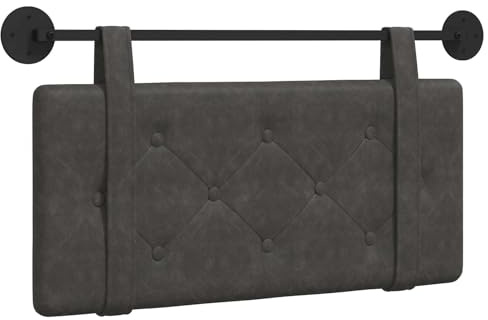 vidaXL Hängendes Kopfteil Antikes PU, Moderner, rechteckiger Wandkopfteil, platzsparende Rückenlehne, schickes Zimmer-Accessoire, zeitgemäßes Schlafzimmermöbel