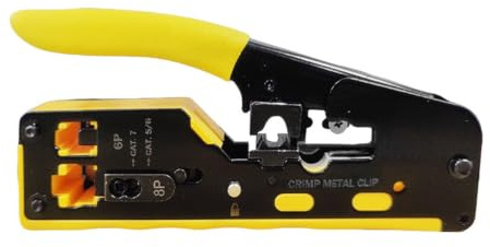 Outils de Traction de Fil Ethernet, Pince à dénuder Automatique RJ45, Pince de Rupture de câble d'électricien, Outil Portable Multifonctionnel