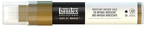 Liquitex Professional Wide Paint Marker, Iridescent Antique Gold