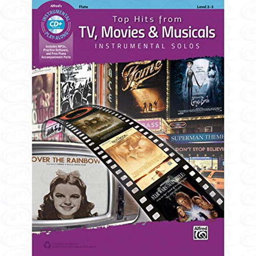 TOP HITS FROM TV MOVIES + MUSICALS - arrangiert für Querflöte - mit Online Acess Included (OHNE CD) [Noten/Sheetmusic] aus der Reihe: INSTRUMENTAL SOLOS