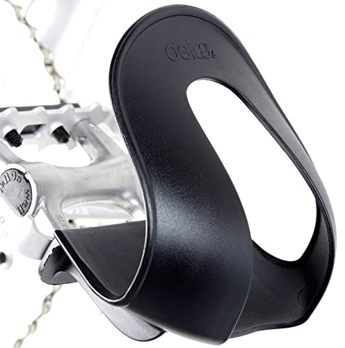 Delta Cycle Foot Fenders Bicycle Toe Clips - Bike Pedal Straps for Mountain Bikes, Cruisers and More - Wide Opening for Comfort and Convenience - Durable Construction Toe Clips for Bike Pedals