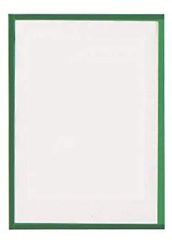 magnetoplan 1130405 magnetofix Magnetrahmen 5 Stück, A3, grün