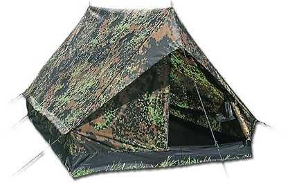 Mil-Tech Mini Pack Standard' Zelt Flecktarn One Size