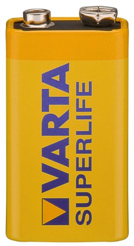 Varta – Lote de 8 juegos de 1 pila Saline Superlife 2022 9 V E-Block 6 F22