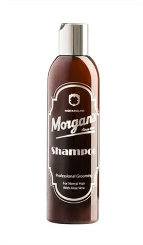 Morgan's Pomade Shampooing pour Hommes au Parfum de Bergamote et Patchouli pour Cheveux Normaux Stimule la Vitalité et la Brillance des Cheveux Hydrate le Cuir Chevelu avec Kératine et Aloe Vera 250ml