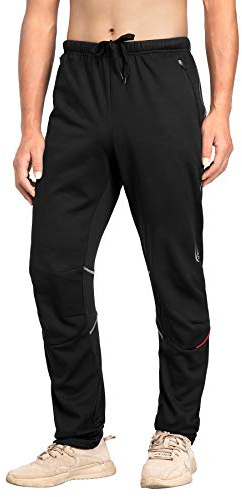 ROCKBROS NENK Långa byxor Fleece Varma Andningsbara Fritidsbyxor Vinterbyxor Cykelbyxor Storlek M-3XL (4XL)