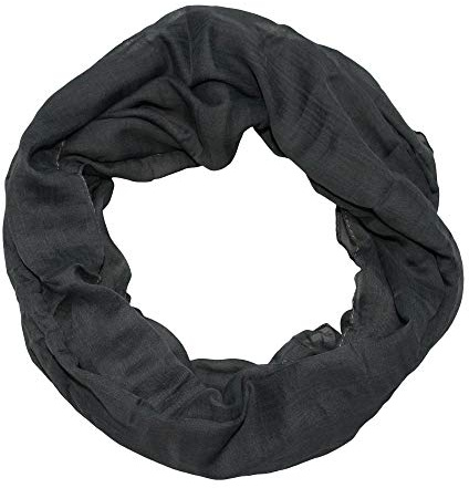beybey® Modischer Schlauchschal Damen - Praktischer Loop Schal für vielseitige Styles - Loop Schal Damen (antrazit)
