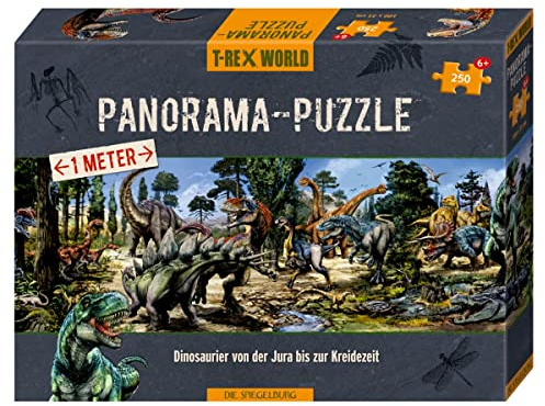 Coppenrath 17548 - Die Spiegelburg - T-Rex World - Panorama Puzzle T-Rex, 250 Teile