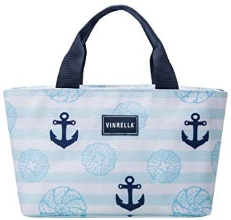 VINRELLA Lunchtasche – Bon Appetite – Seaside, Tragetasche Lunchbox für Frauen, stilvolle isolierte Lunch-Tasche, Arbeits-Lunch-Taschen für Frauen, ideal für das Büro und Picknick
