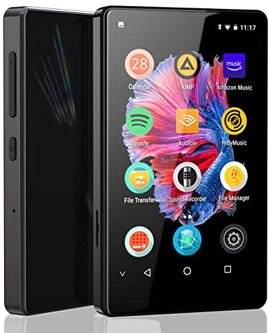 MP3 Player with Spotify, Spotify Kids, Audible, Browser(Removable), 4.0 IPS Display Portable Bluetooth MP3 Player Player Up to 256GB