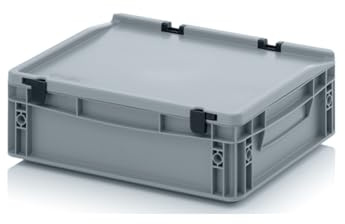 10 Litre Euro Stacking Container With Lid Attached (Pack of 10)