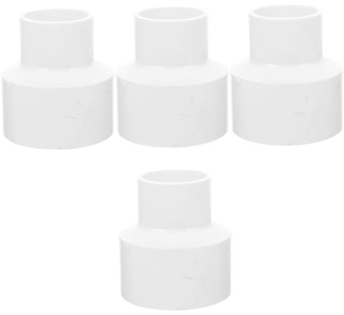 HOMSFOU 4pezzi Adattatore Per Tubo Flessibile Connettore Per Resistente Alla Corrosione e Alla Pressione Facile Installazione Compatibile Tubazioni