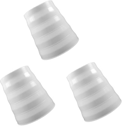 Angoily 3pcs Range Hood Exhaust Ring Plastic Duct Inline Reducer Increaser Connector Vent Adapter for Home Kitchen