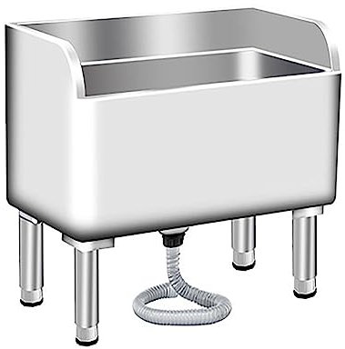 Freestanding Utility Sink,Slop Sinks,Commercial Floor Mop Sink,Stainless Steel Mop Service Basin,Indoor Outdoor Floor-Standing Sink,Laundry Room Slop Sink,Utility Mop,Stainless Steel-60x41x55cm
