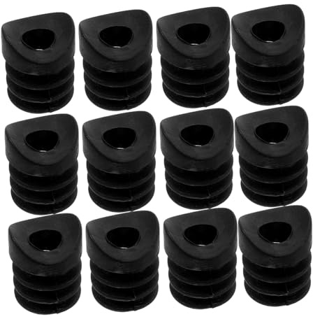 Homoyoyo Lot De 20 Manchons De Protection En Plastique Pour Douilles De Roulettes M6 19 Mm, Inserts De Montage Pour Roulettes De Meubles, Remplacement Solide Adapté Aux Meubles Domestiques