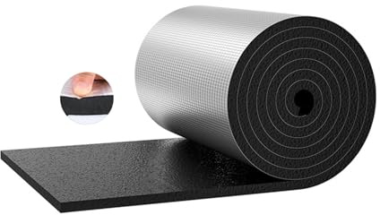 Rouleau d'isolation phonique en Feuille d'aluminium, réflecteur de radiateur, Feuille d'aluminium Isolante, Bouclier Isolant en Mousse réfléchissante, Panneau Isolant en Caoutchouc et feuill