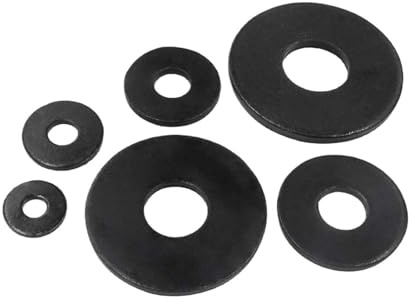 rondelle piatte in acciaio al carbonio, Guarnizione piana con rondella piatta più larga di grandi dimensioni in acciaio al carbonio M3-M16(5pcs M8x28x3)