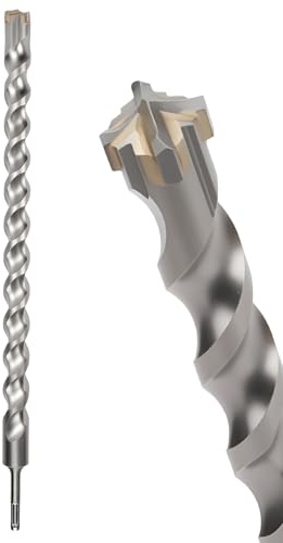 MOXPIFY 30mm SDS Masonry Drill Bit 460mm Long for Reinforced Concrete | Brick Walls, 30 mm Hammer SDS Plus Drill Bit (30mm x 460mm)