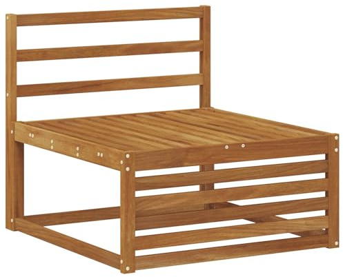 GPWERSDF Compact Outdoor Bench with Gabion Basket for Garden and Patio, Garden Bench with Gabion Basket and Solid Wood Seat, for Patio and Outdoor Spaces