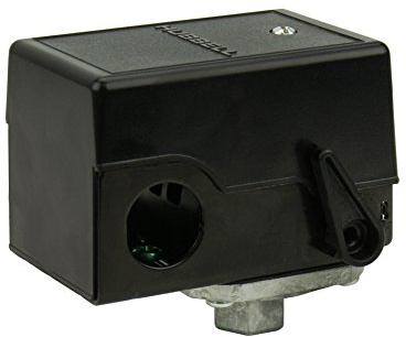 Pressure switch for air compressor made by Furnas / Hubbell 69JF9LY 140-175 single port w/ unloader & on/off lever