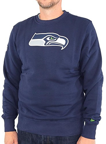 New Era - NFL Seattle Seahawks Team Logo Sweatshirt - Navy